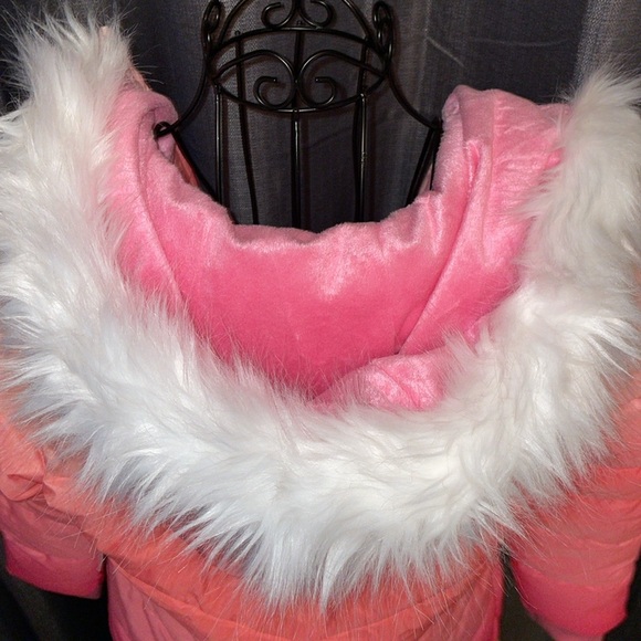 NWT JUICY COUTURE LA KIDS WINTER JACKET.  Size 10/12.  Medium. - Picture 6 of 9